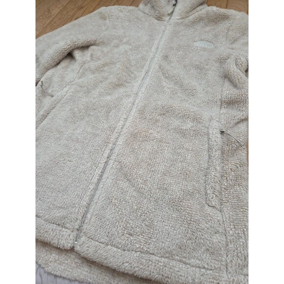 The North Face Women's Full Zip Osito Fleece Coat Jacket Small Beige - Picture 2 of 6